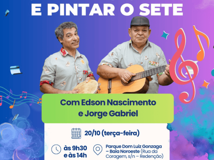 Viagem pela Literatura leva música, histórias e brincadeiras ao Parque Municipal Dom Luiz Gonzaga
