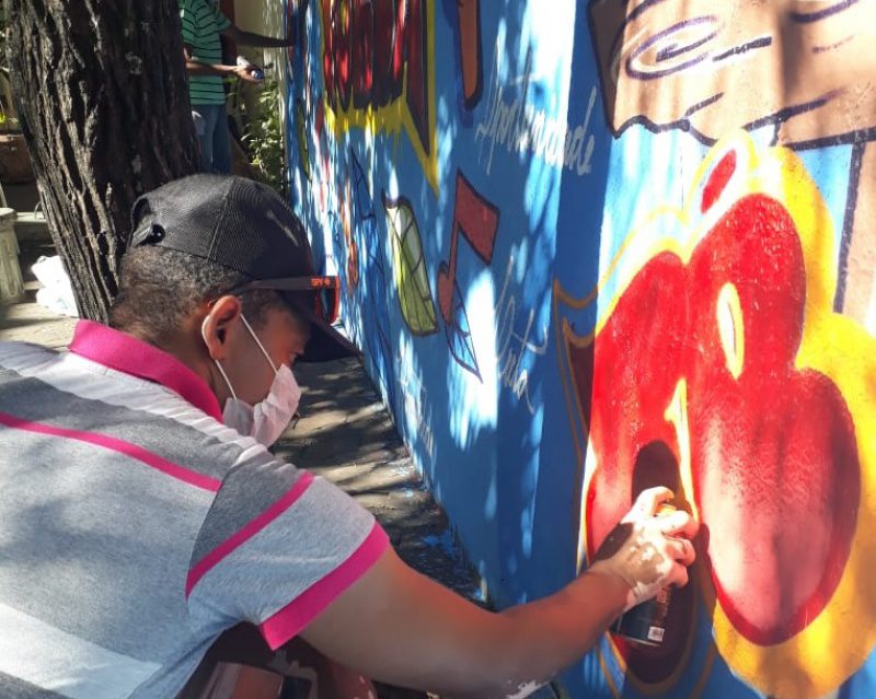 Centro de Referência da Juventude realiza bate-papo sobre “Protagonismo juvenil através do grafite”