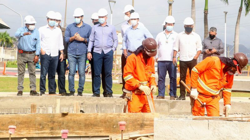 Aniversário de Vitória: Casagrande visita grandes obras de mobilidade em andamento na Capital