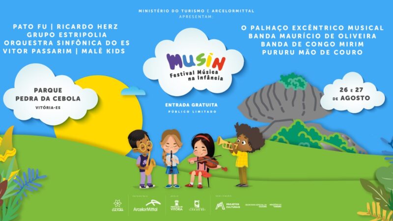 Pedra da Cebola recebe Festival Música na Infância e vira Palco ao céu