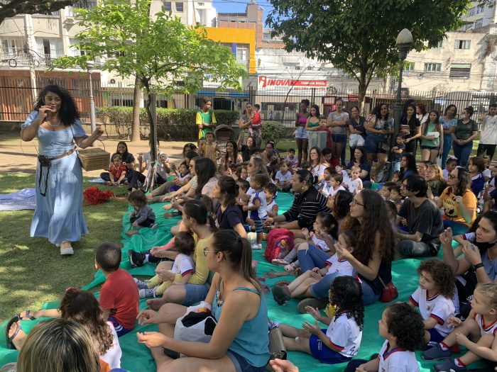 Parque Moscoso recebe piquenique literário e encanta crianças e familiares