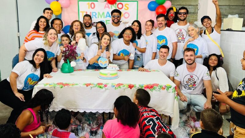 Projeto Turma do Bem Celebra uma Década de Transformação Social