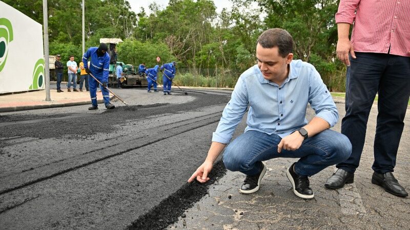 Prefeitura Destina R$ 215 Milhões para Asfaltamento de Vias na Capital