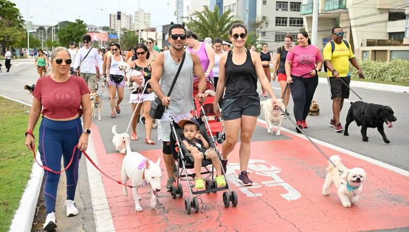 Cãominhada em Camburi: Um encontro de pets, tutores e amigos