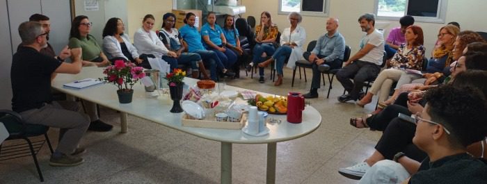 Unidades de saúde de Vitória recebem a visita de profissionais da Itália