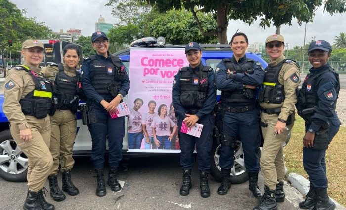 Guarda de Vitória Realiza 4ª Blitz Rosa: Ação Educativa Contra o Câncer