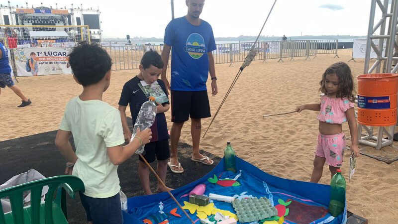 Praia Limpa 2024: mais de 1000 pessoas participaram das ações na Arena de Verão