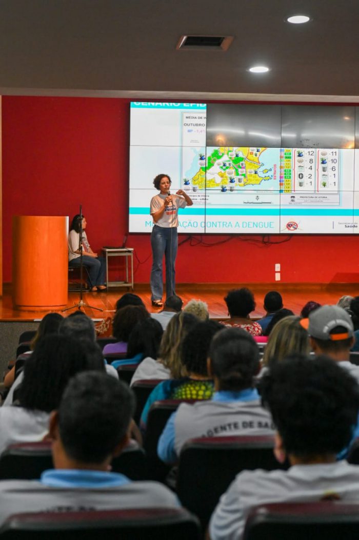 Evento de Mobilização contra dengue lota auditório da Prefeitura de Vitória