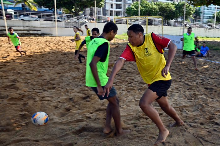 Vitória lança projeto voltado ao aprimoramento do beach soccer
