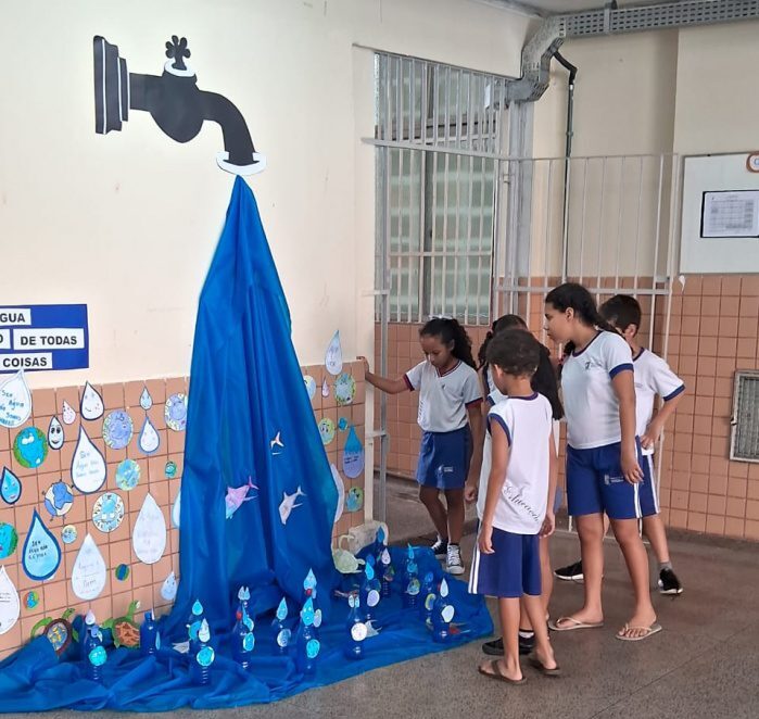 Sequência didática cativa estudantes e destaca importância de preservar a água
