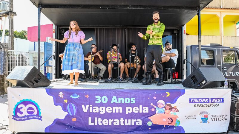 Ilha das Caieiras celebra projeto Viagem pela Literatura na manhã deste sábado