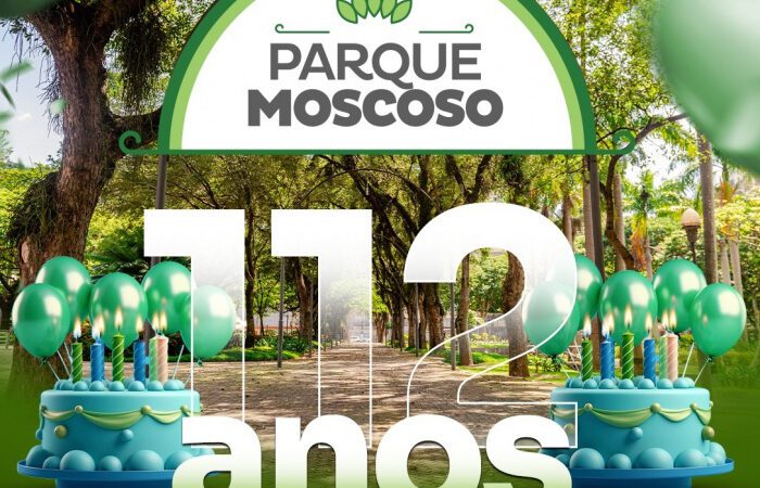 Parque Moscoso faz 112 anos e tem programação especial para comemoração