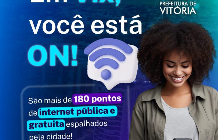 Vitória tem Internet pública e gratuita em mais de 180 pontos