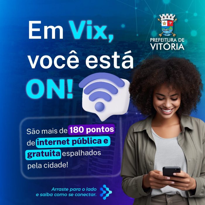 Vitória tem Internet pública e gratuita em mais de 180 pontos