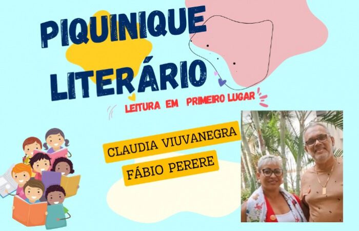 Ação cultural leva piquenique literário para escolas da rede municipal