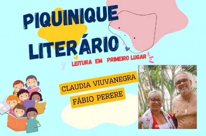 Ação cultural leva piquenique literário para escolas da rede municipal