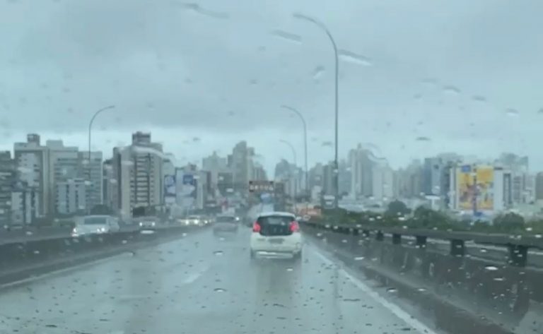 Chuva e queda de temperatura nos últimos dias de inverno no ES