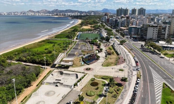 Novo parque de Camburi está perto de ser finalizado; veja as fotos