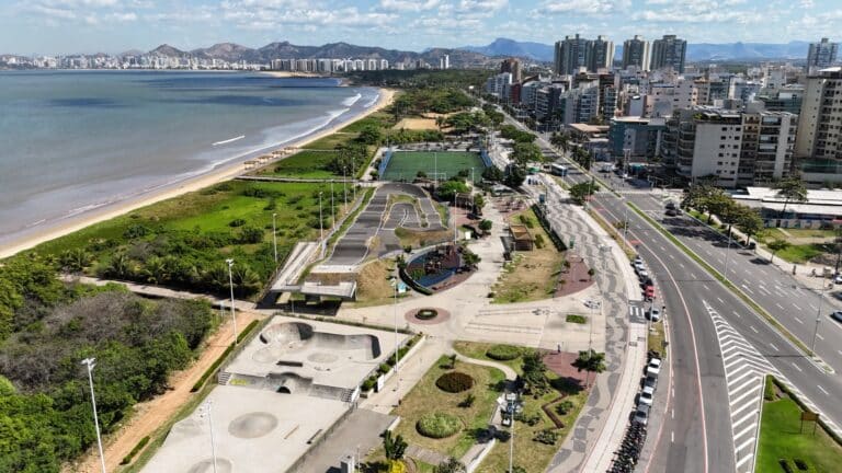 Novo parque de Camburi está perto de ser finalizado; veja as fotos