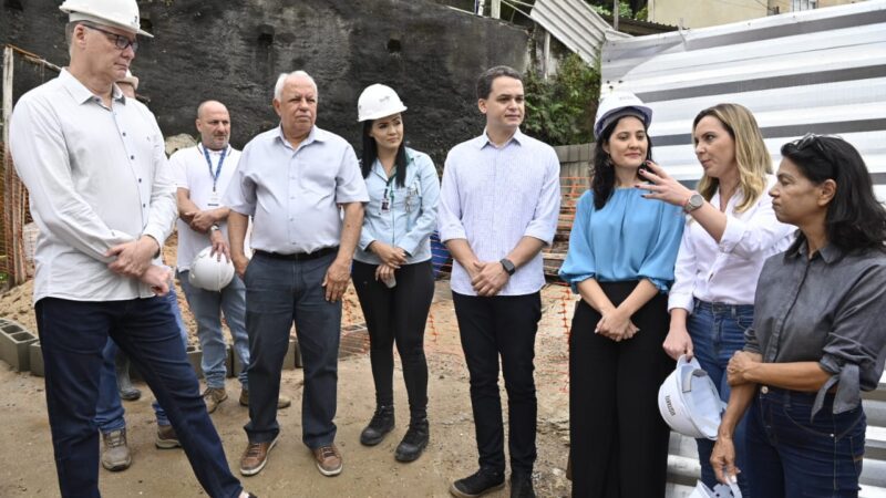 Pazolini visita obras da EMEF Paulo Roberto,em São Benedito, que está com 90% das obras concluídas e será inaugurada em fevereiro