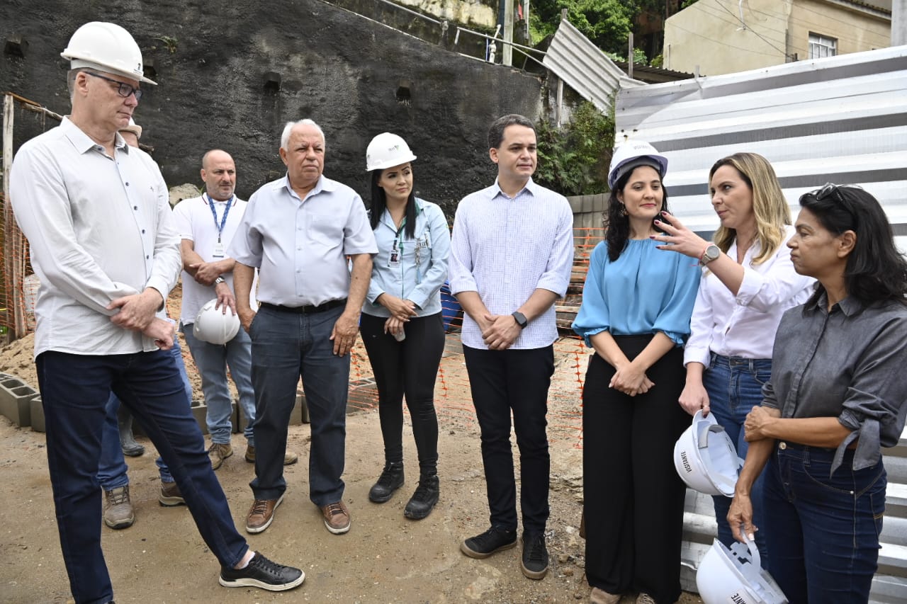 Pazolini visita obras da EMEF Paulo Roberto,em São Benedito, que está com 90% das obras concluídas e será inaugurada em fevereiro