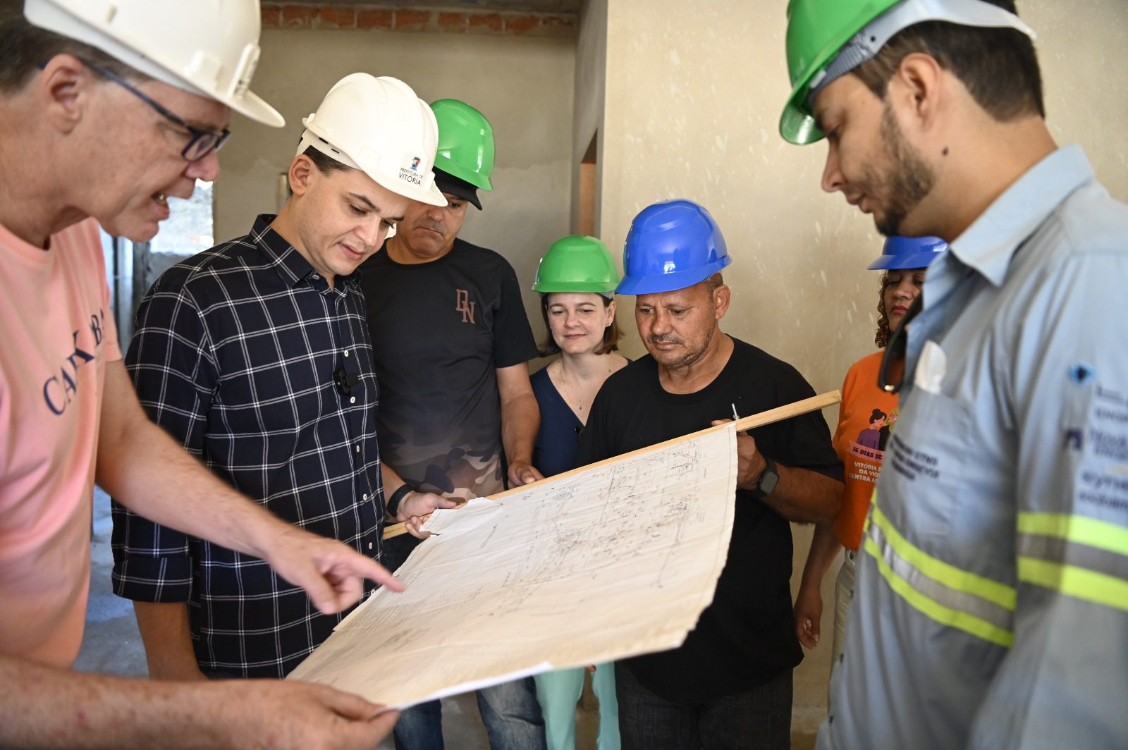 Pazolini visita as obras do novo CRAS do Território de Itararé!