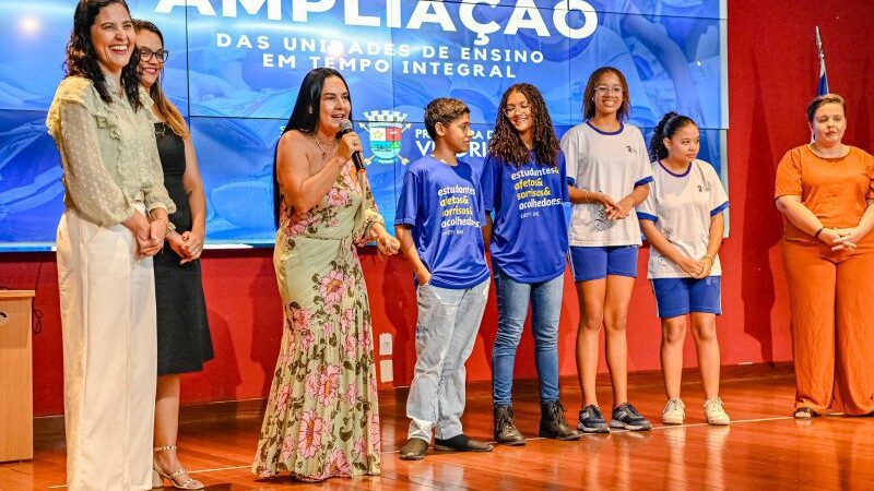 Mais um avanço na educação: 41 escolas de tempo integral serão inauguradas em Vitória no ano letivo de 2025