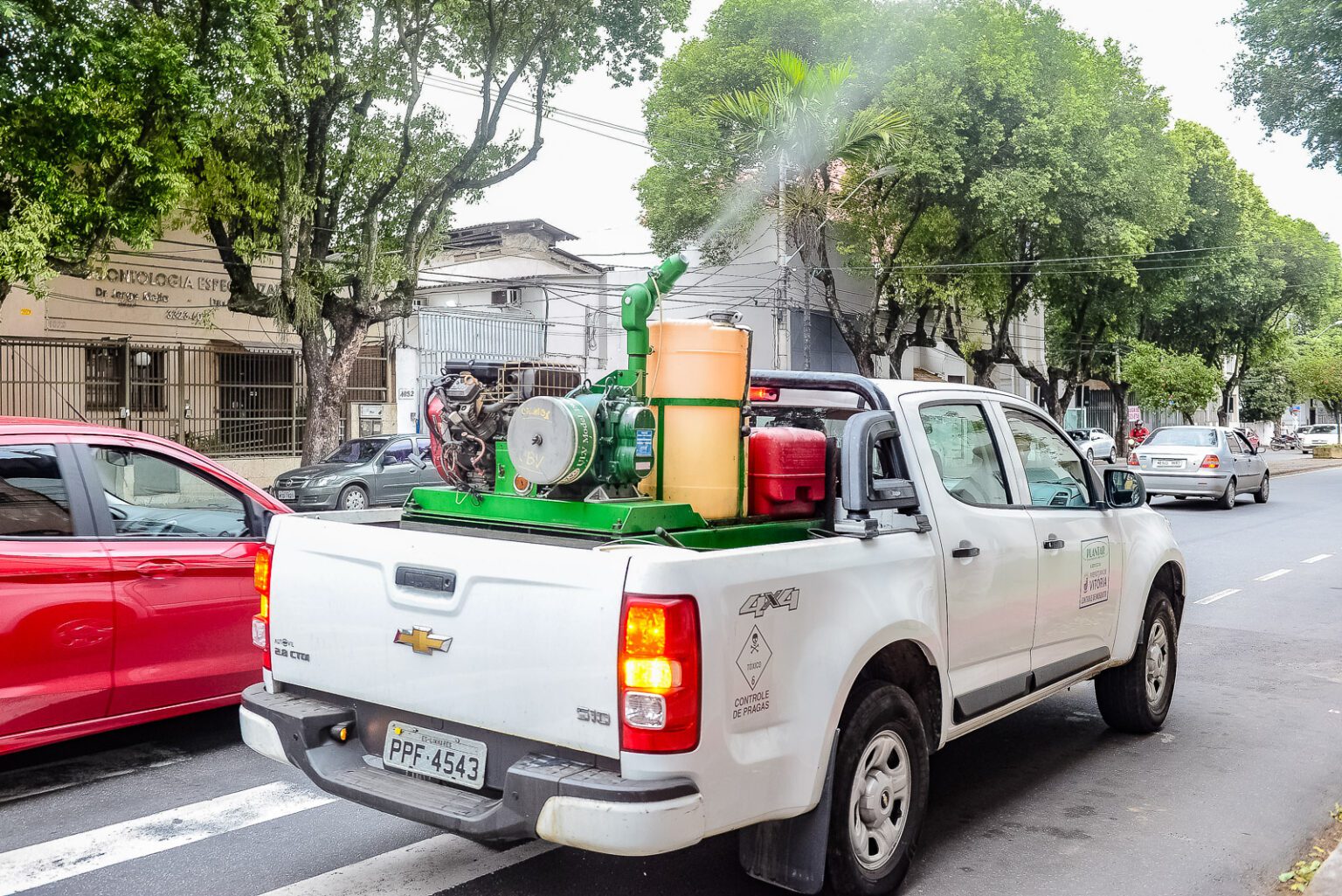 Confira o itinerário do fumacê para o mês de novembro em Vitória