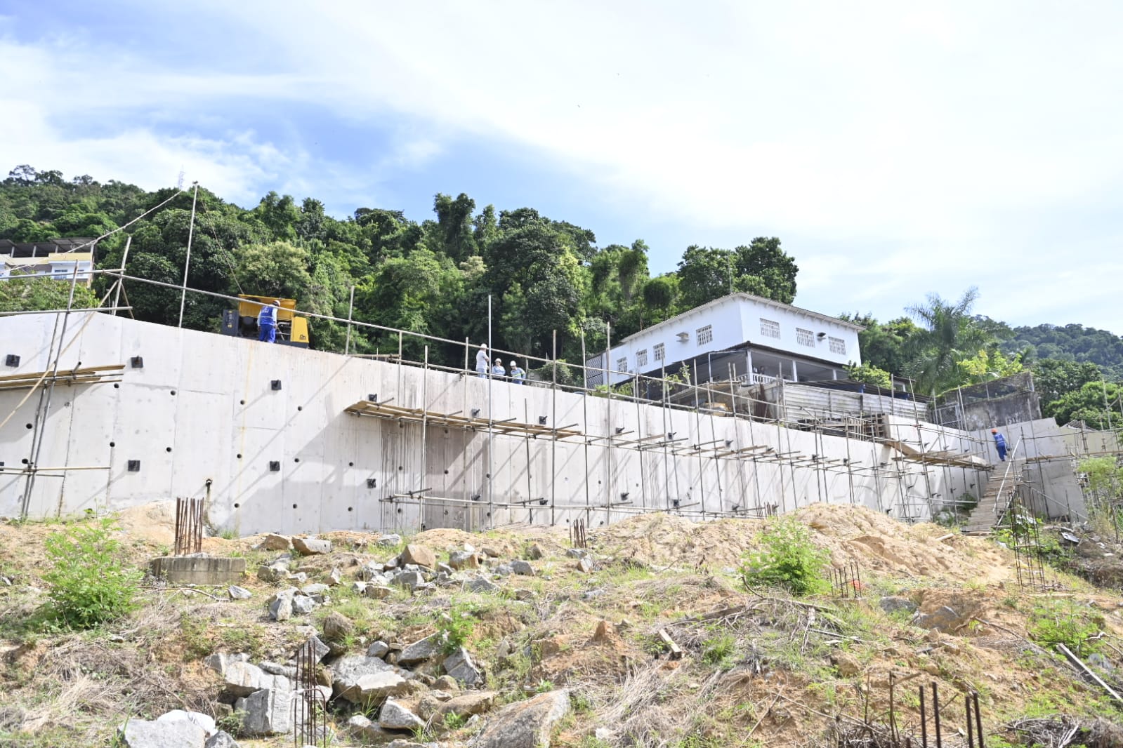 Marco na educação pública Capixaba: Pazolini visita obra da EMEF São Vicente de Paulo, no Centro de Vitória