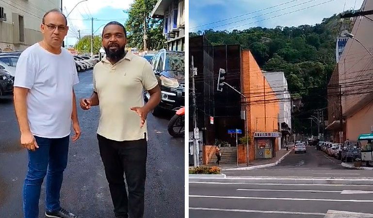 Abertura de nova via melhora no fluxo de trânsito no Centro de Vitória