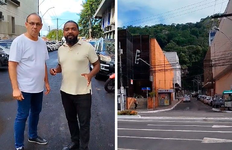 Abertura de nova via melhora no fluxo de trânsito no Centro de Vitória